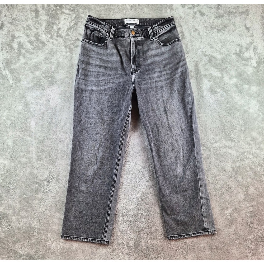 Abercrombie & Fitch Jeans Womens 29 8R Curve Love Ultra High Rise Ankle Straight